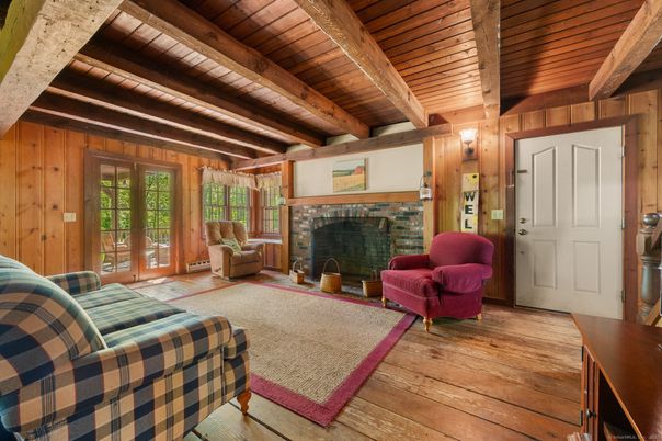 Fireplace, Interior, Wooden Beams, Wooden Ceilings, Wood Texture Flooring, Wooden Walls