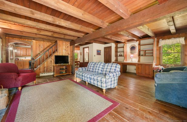 Interior, Living room, Wooden Beams, Wooden Ceilings, Wood Texture Flooring, Wooden Walls