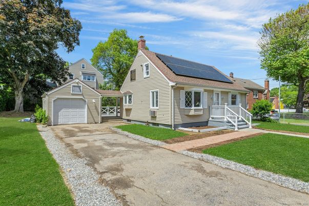 Backyard, Detached Garage, Exterior, Solar Panels