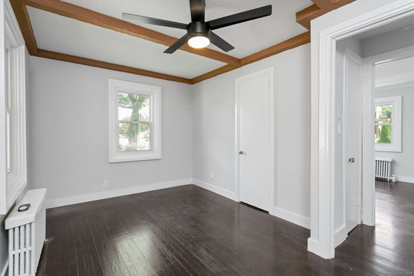 Empty room, Interior, Wooden Beams, Wood Texture Flooring