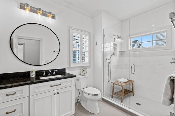 Bathroom, Glass Shower, Interior
