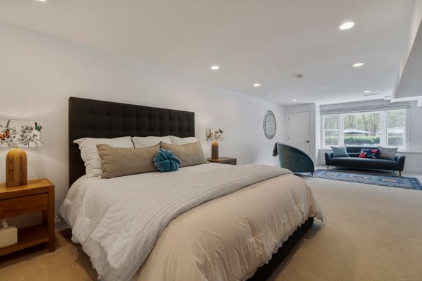 Bedroom, Interior, Recessed Lighting