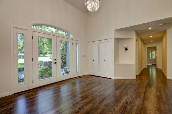 Chandelier, Interior, Pendant Lights, Recessed Lighting, Wood Texture Flooring