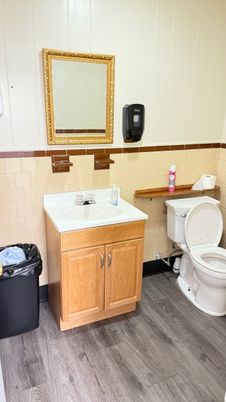 Bathroom, Interior, Wood Texture Flooring