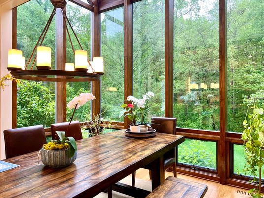 Dining room, Interior, Wood Texture Flooring