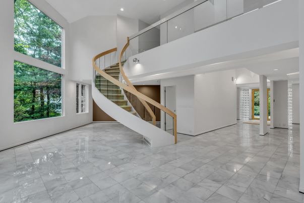 Interior, Marble, Recessed Lighting