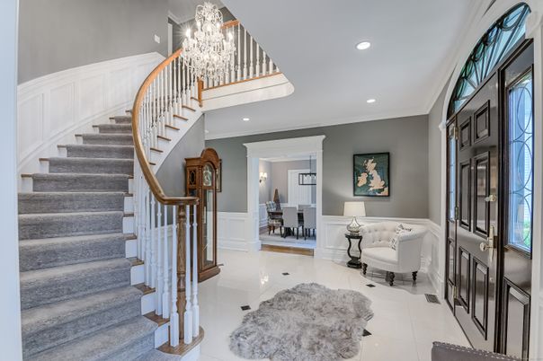 Chandelier, Interior, Recessed Lighting