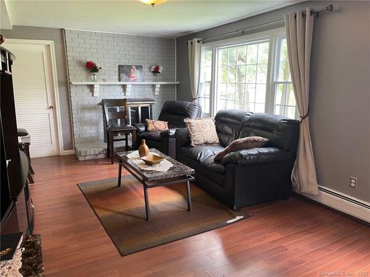 Interior, Living room, Stone Walls, Wood Texture Flooring