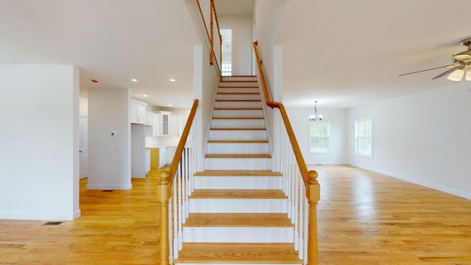 Chandelier, Interior, Recessed Lighting, Wood Texture Flooring