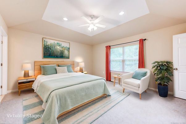 Bedroom, Interior, Recessed Lighting