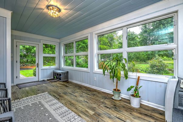 Interior, Sun Room, Wood Texture Flooring