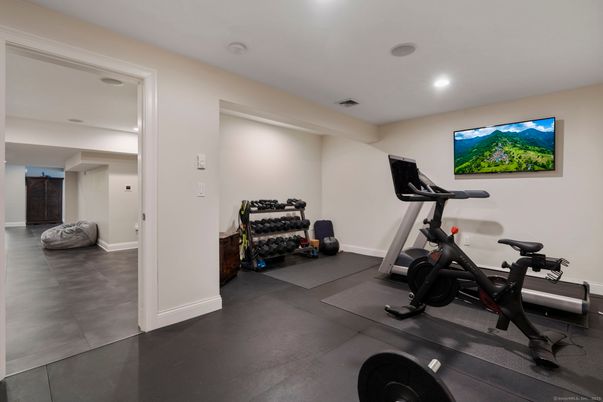 Fitness Equipment, Interior, Recessed Lighting