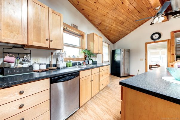 Interior, Kitchen, Wooden Ceilings, Wood Texture Flooring