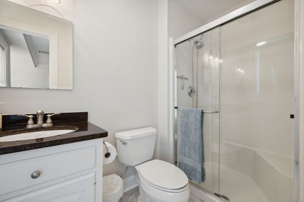 Bathroom, Glass Shower, Interior