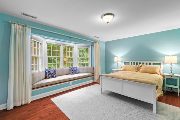 Bedroom, Interior, Wood Texture Flooring