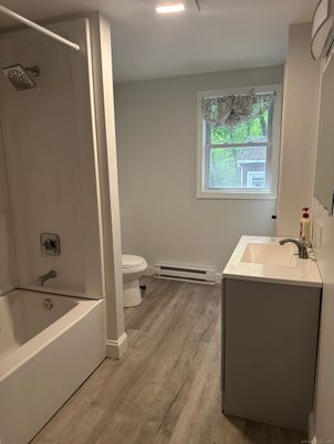 Bathroom, Interior, Wood Texture Flooring