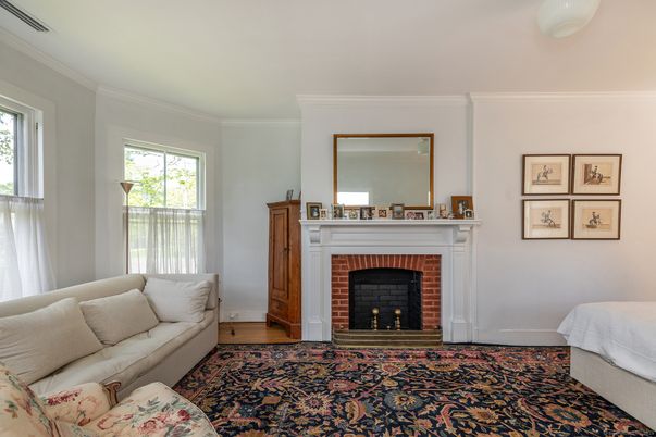 Fireplace, Interior, Wood Texture Flooring