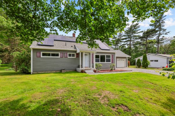 Backyard, Detached Garage, Exterior, Solar Panels