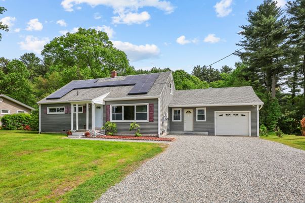 Attached, Exterior, Facade, Solar Panels, Cape Cod