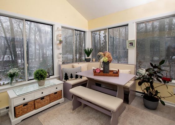 Dining room, Interior, Sun Room