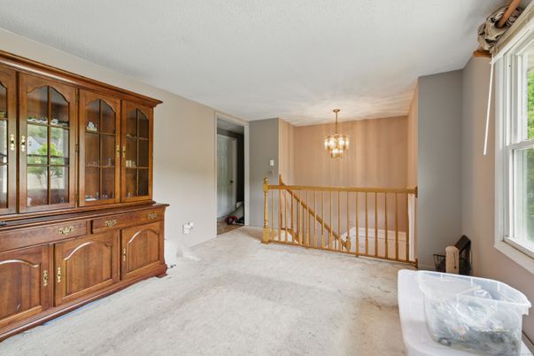 Chandelier, Empty room, Interior