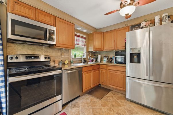 Interior, Kitchen, Stainless Steel Appliances