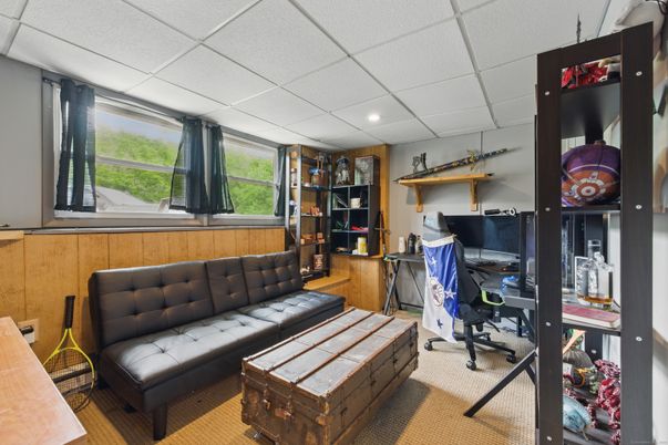 Home Office, Interior, Recessed Lighting