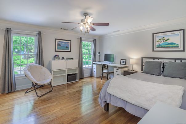 Bedroom, Home Office, Interior, Wood Texture Flooring