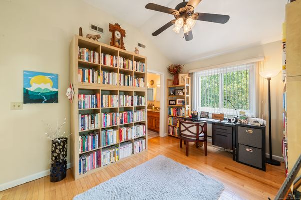 Home Office, Interior, Wood Texture Flooring