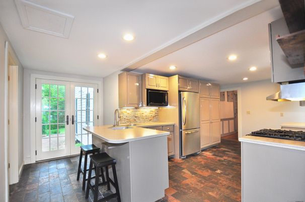 Interior, Kitchen, Recessed Lighting, Stainless Steel Appliances
