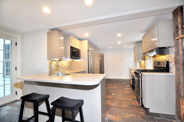 Interior, Kitchen, Recessed Lighting, Stainless Steel Appliances