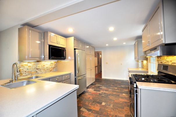 Interior, Kitchen, Recessed Lighting, Stainless Steel Appliances