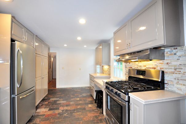 Interior, Kitchen, Recessed Lighting, Stainless Steel Appliances