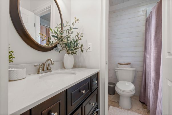 Bathroom, Interior, Wooden Walls