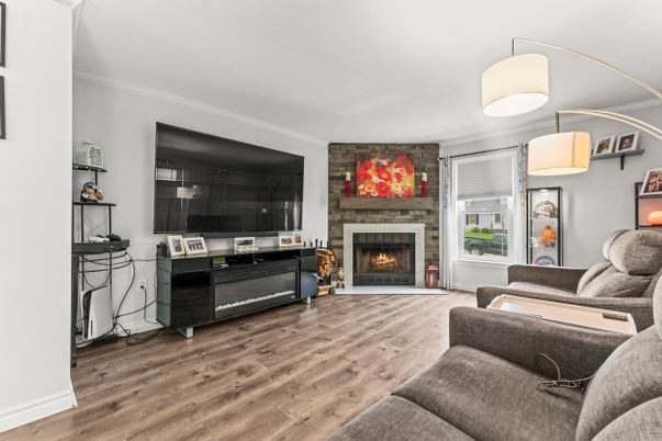 Fireplace, Interior, Living room, Wood Texture Flooring