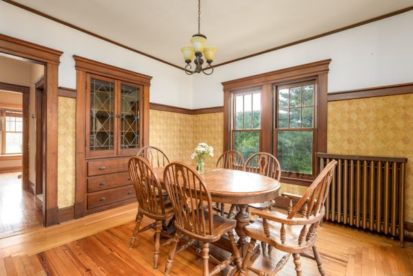 Chandelier, Dining room, Interior, Pendant Lights, Wood Texture Flooring