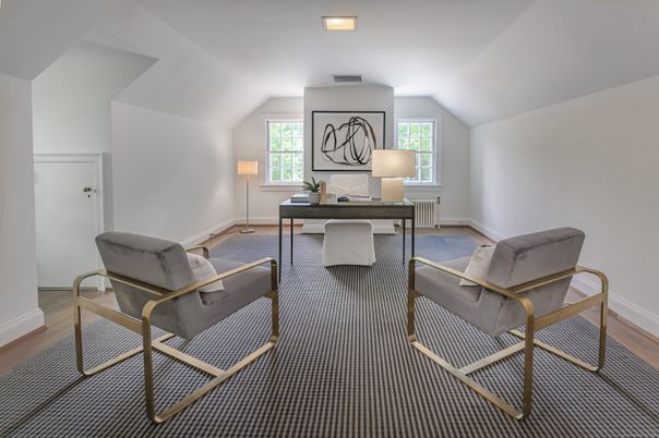 Home Office, Interior, Wood Texture Flooring