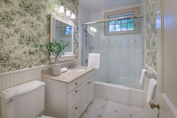 Bathroom, Glass Shower, Interior
