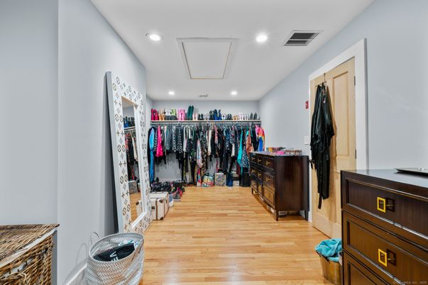 Interior, Recessed Lighting, Walk-in Closets, Wood Texture Flooring