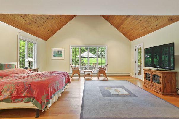 Bedroom, Interior, Wooden Ceilings, Wood Texture Flooring