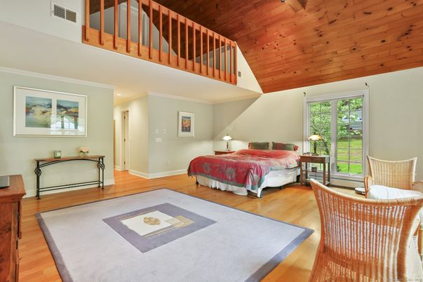 Bedroom, Interior, Wooden Ceilings, Wood Texture Flooring