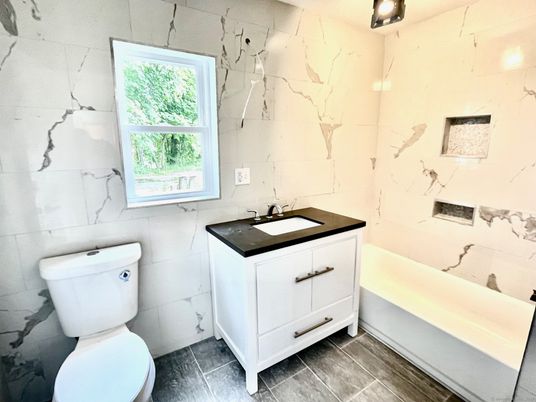 Bathroom, Interior, Marble Walls