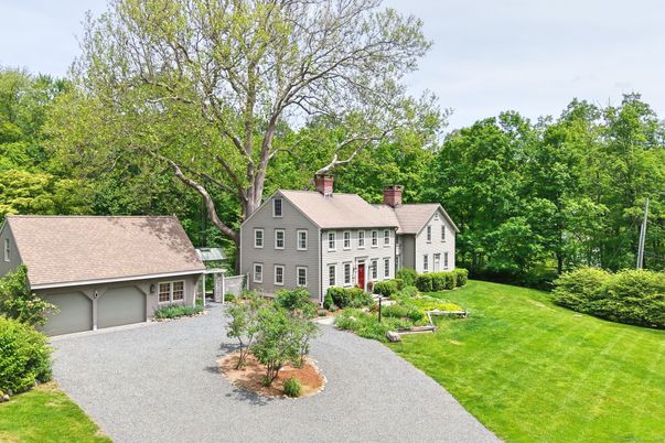 Attached, Backyard, Exterior, Facade, Cape Cod