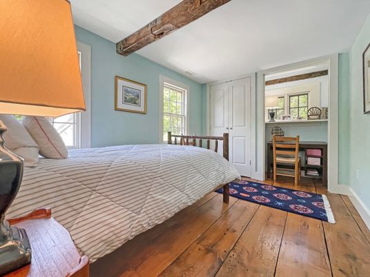 Bedroom, Interior, Wooden Beams, Wood Texture Flooring