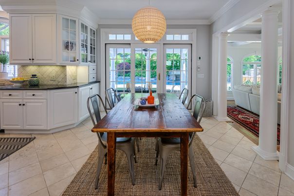 Dining room, Interior, Pendant Lights