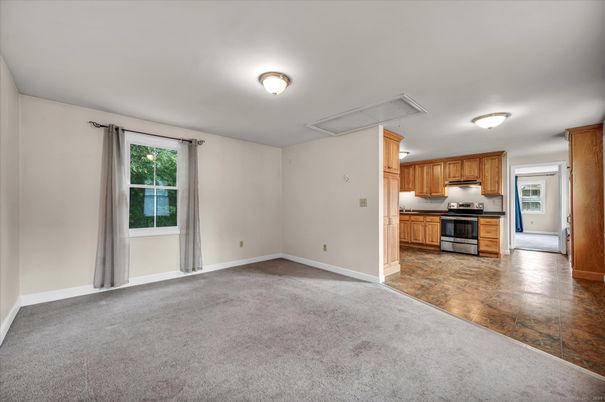 Empty room, Interior, Kitchen