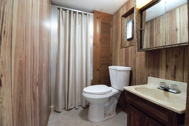 Bathroom, Interior, Wooden Walls