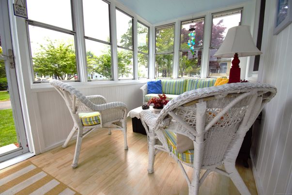Interior, Sun Room, Wood Texture Flooring