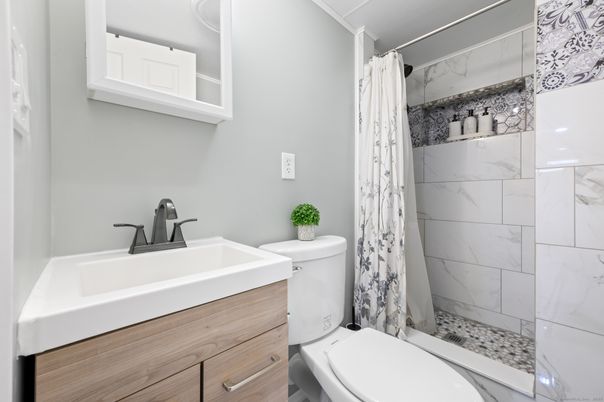 Bathroom, Interior, Marble Walls