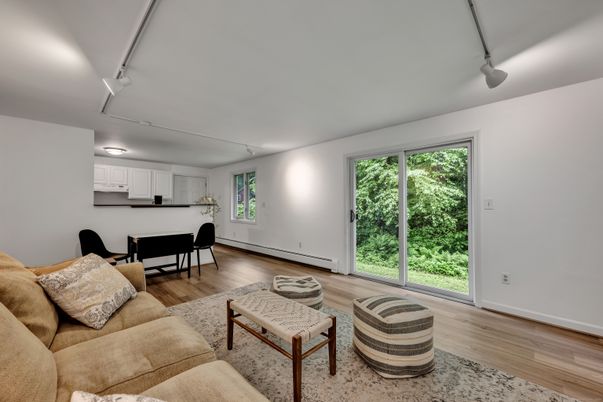 Dining room, Interior, Kitchen, Living room, Wood Texture Flooring